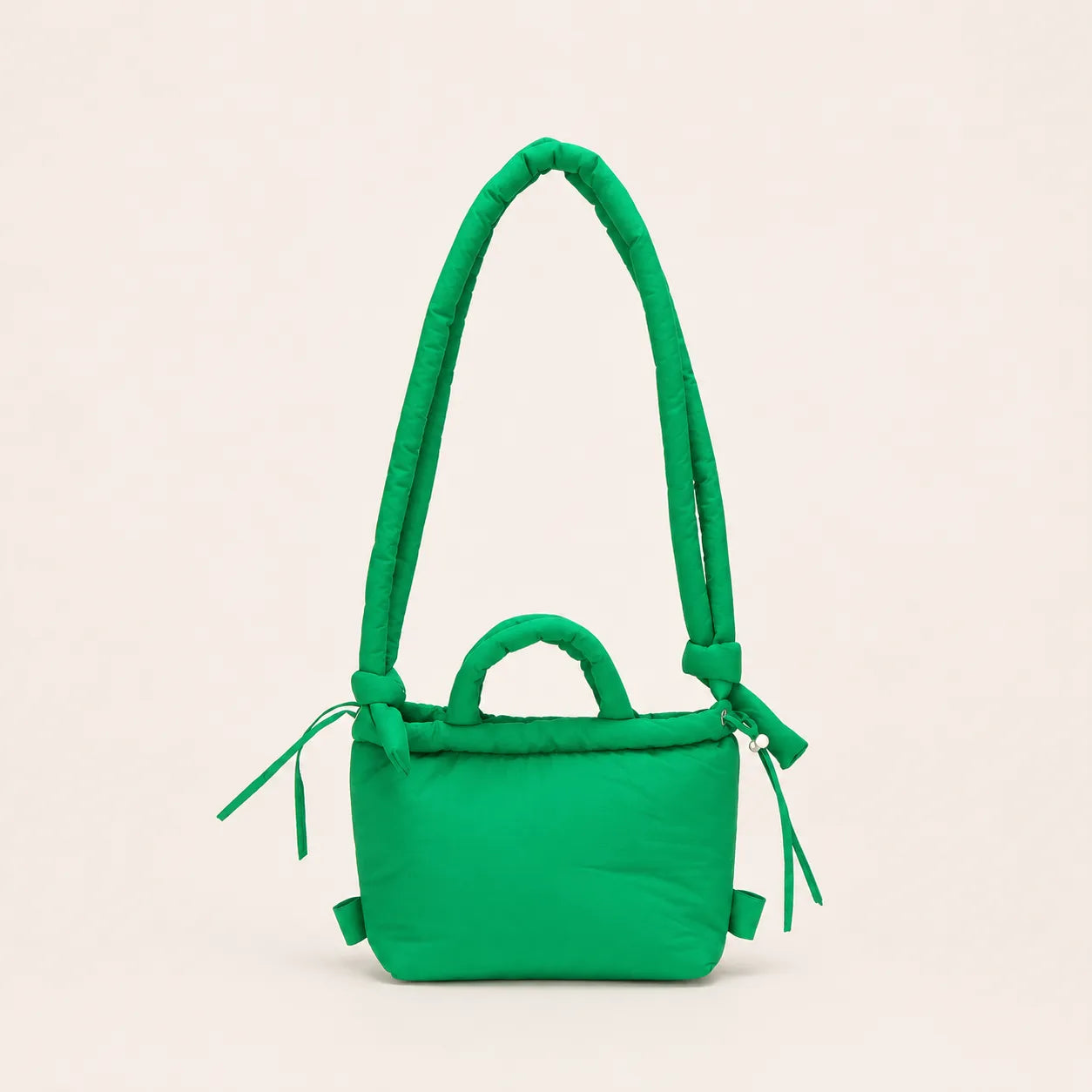 sac à main doudoune mode vert kelly transformable bandoulière, main ou sac à dos