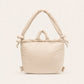 sac doudoune tendance casual chic blanc crème 