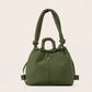 sac confortable et tendance multi-porté en doudoune vert olive fumée kaki